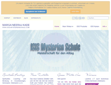 Tablet Screenshot of isis-mysterienschule.com